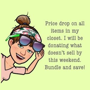 Closet Clearout!! Bundle and Save +10%.